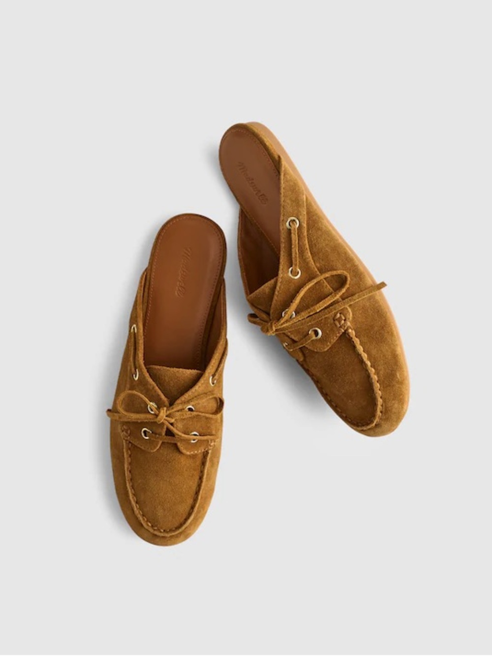 Madewell The Jamie Boat Mule in Suede OA552